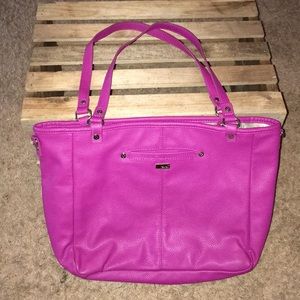 Thirty-One Jewel reversible tote Magenta
